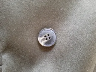 Abrigo Michael Kors de Lana Verde Militar