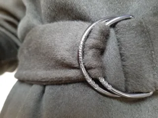 Abrigo Michael Kors de Lana Verde Militar