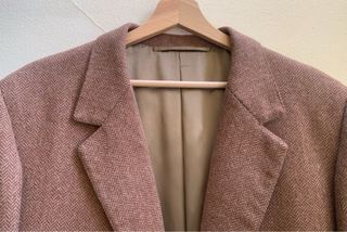 Blazer Uomo Tweed Vintage Taglia 48
