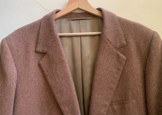 Blazer Uomo Tweed Vintage Taglia 48