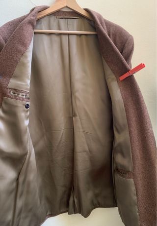 Blazer Uomo Tweed Vintage Taglia 48