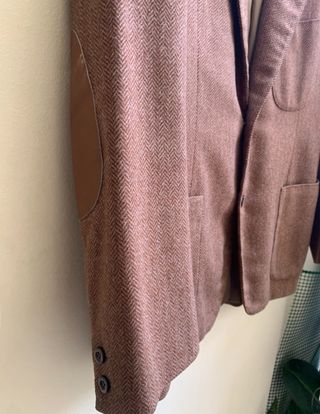 Blazer Uomo Tweed Vintage Taglia 48