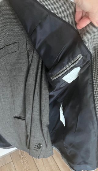 2 Giacche Uomo Zara Massimo Dutti Grigio e nera