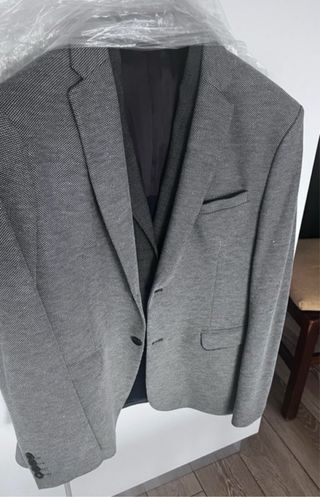 2 Giacche Uomo Zara Massimo Dutti Grigio e nera