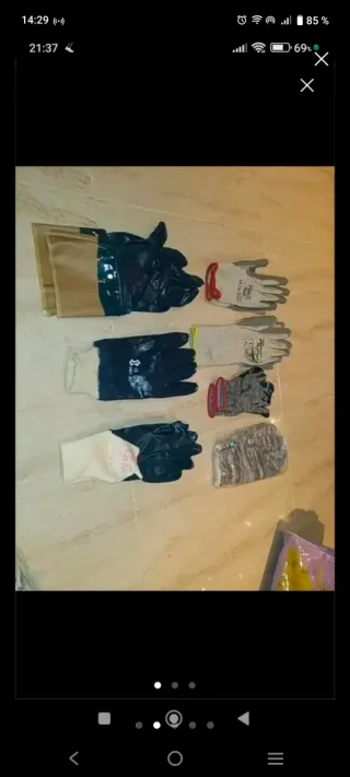 Guantes de trabajo a 1€