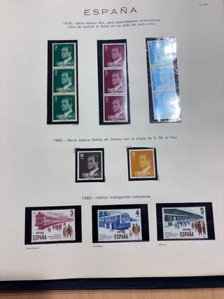 Álbum de sellos antiguos España