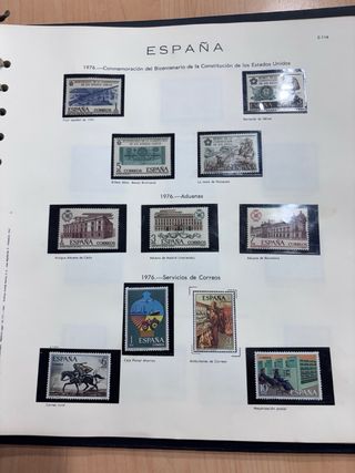 Álbum de sellos antiguos España