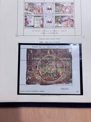 Álbum de sellos antiguos España