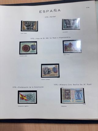 Álbum de sellos antiguos España