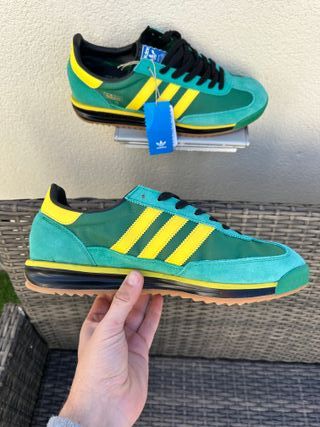 Zapatillas Adidas SL 72 Verde y Amarillo