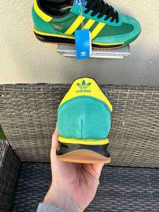 Zapatillas Adidas SL 72 Verde y Amarillo