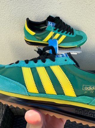 Zapatillas Adidas SL 72 Verde y Amarillo