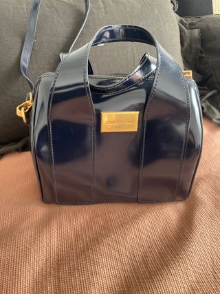 Bolso Bimba y Lola Azul Marino y Dorado