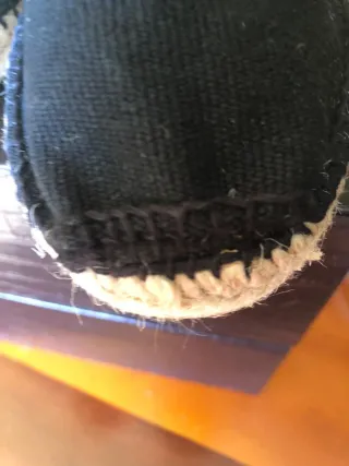 Alpargatas Yute Talla 44 Negras