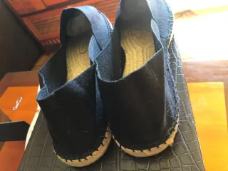 Alpargatas Yute Talla 44 Negras