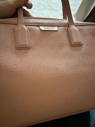 Bolsa Maletín Tous Script Day Rosa