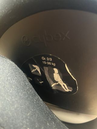 Silla coche Cybex negra