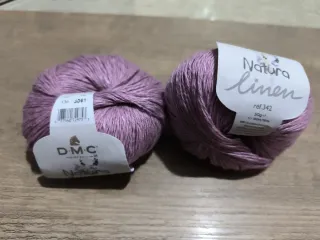 Pack 2 ovillos DMC Natura Linen N136