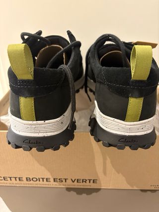 Sneakers Clarks uomo pelle nere