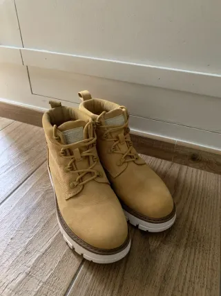 Stivaletti Levi's Pelle Scamosciata Beige/Senape