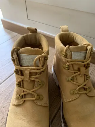 Stivaletti Levi's Pelle Scamosciata Beige/Senape