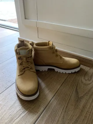 Stivaletti Levi's Pelle Scamosciata Beige/Senape