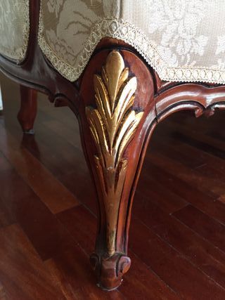 Sofá Tresillo + 2 Butacas Capitoné de alta calidad