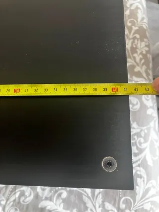 Cajón estantería de madera negro Ikea