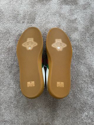 Zapatillas Gucci Blancas y Verdes Nuevas