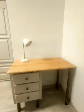 Escritorio madera maciza provenzal