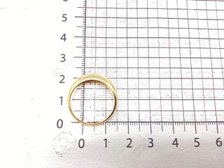 anillo oro 18k con piedra con circonita