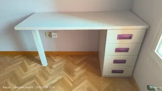 Conjunto habitacion Cama nido con estantes y escri