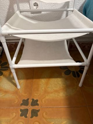 Zapatero organizador de tela blanco