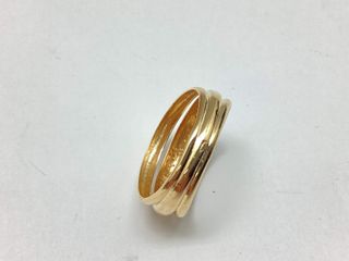 anillo oro 18k con circonita