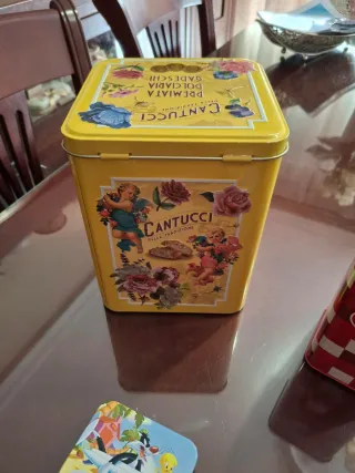 Lote 7 Cajas Metálicas Decoradas