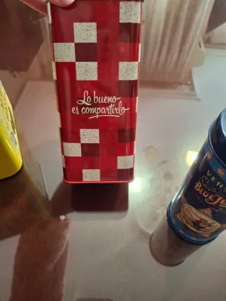 Lote 7 Cajas Metálicas Decoradas