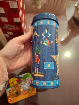 Lote 7 Cajas Metálicas Decoradas