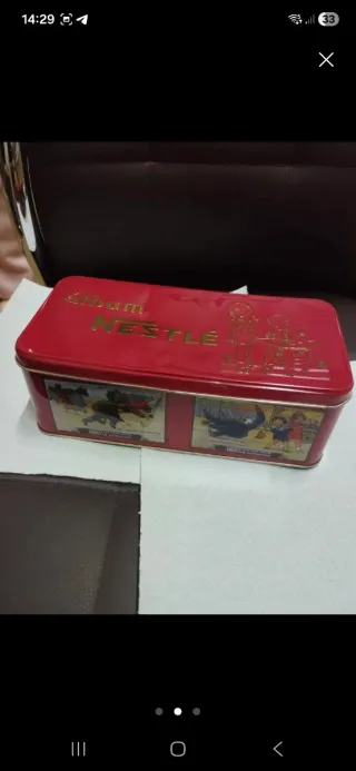 Lote 7 Cajas Metálicas Decoradas