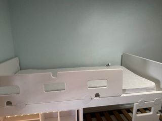 Cama tren con escritorio