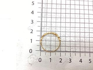 anillo oro 18k con piedra con circonita