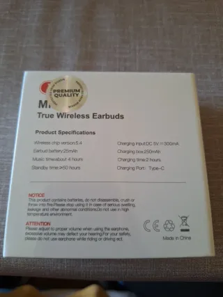 Auriculares Inalambricos MINI Blancos V5.4