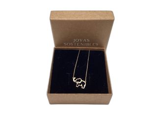 cadena oro 18k con piedra con circonita 22cm