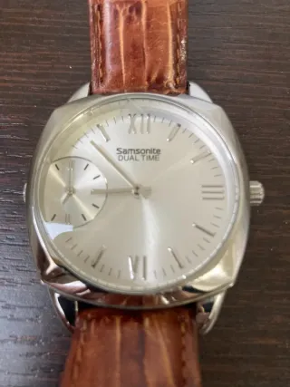 Orologio Samsonite Dual Time Cassa Acciaio Inossid