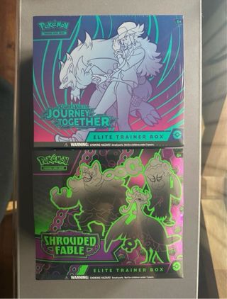 Pack 2 Elite trainer boxes pokemon inglesas