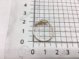 anillo oro 18k con circonita