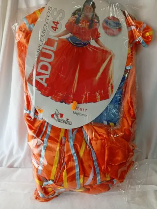 Vestido Mexicano Adulto Talla 44