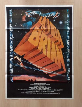 Cartel de cine original La vida de Brian (1979)