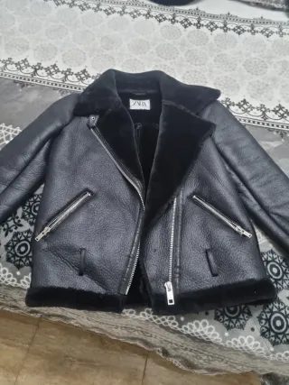 Abrigo Zara señora negro