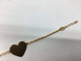 pulsera oro 18k con piedra