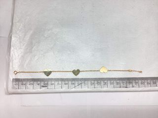 pulsera oro 18k con piedra